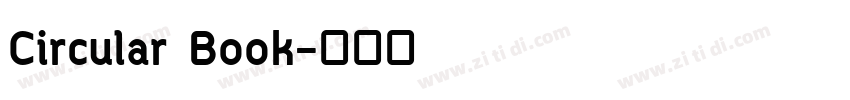 Circular Book字体转换